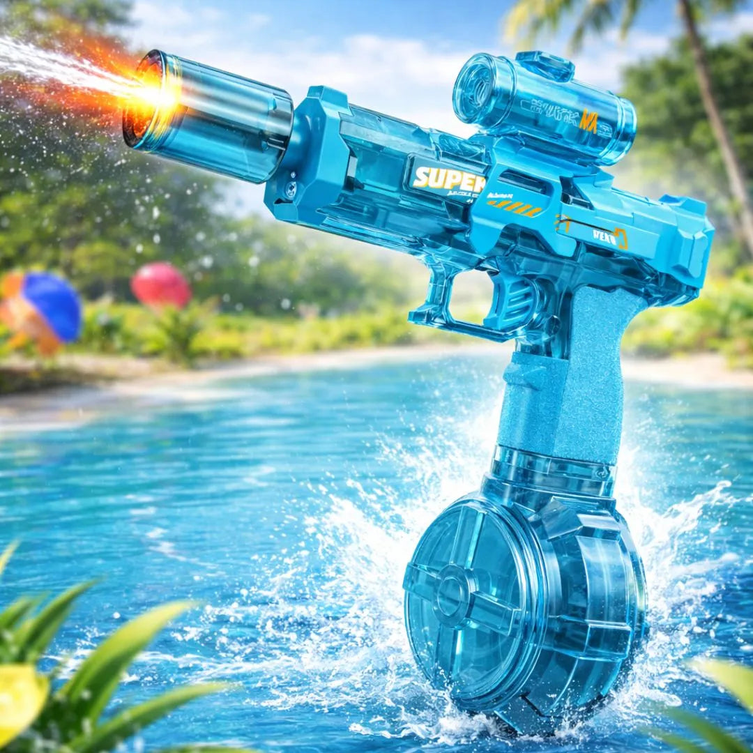 AquaBlast™ 電動ウォーターガン圧倒的パワーで遊びが一気に本気になる